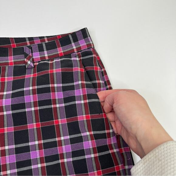 Adidas black plaid golf shorts - 32 - Picture 3 of 10